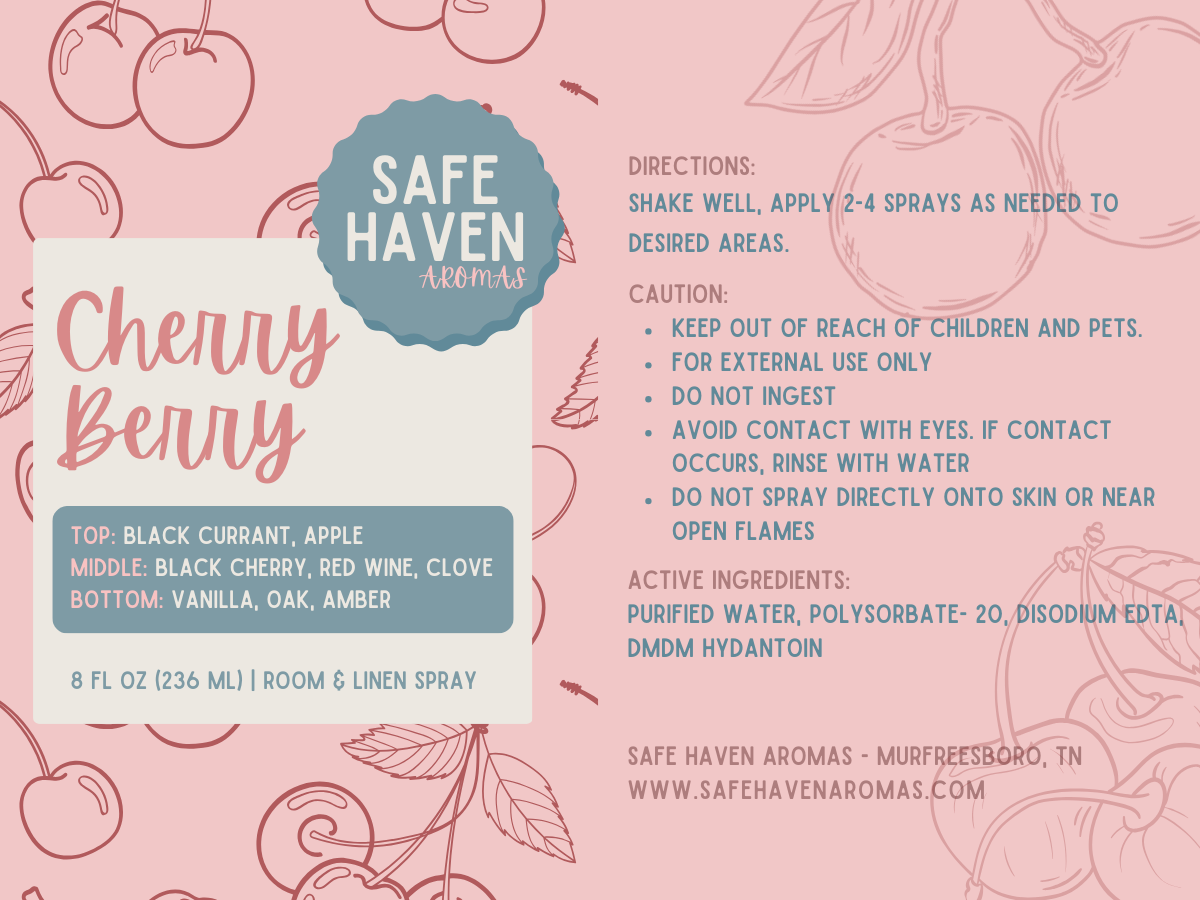 Cherry Berry Room & Linen Spray