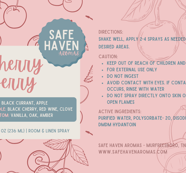 Cherry Berry Room & Linen Spray
