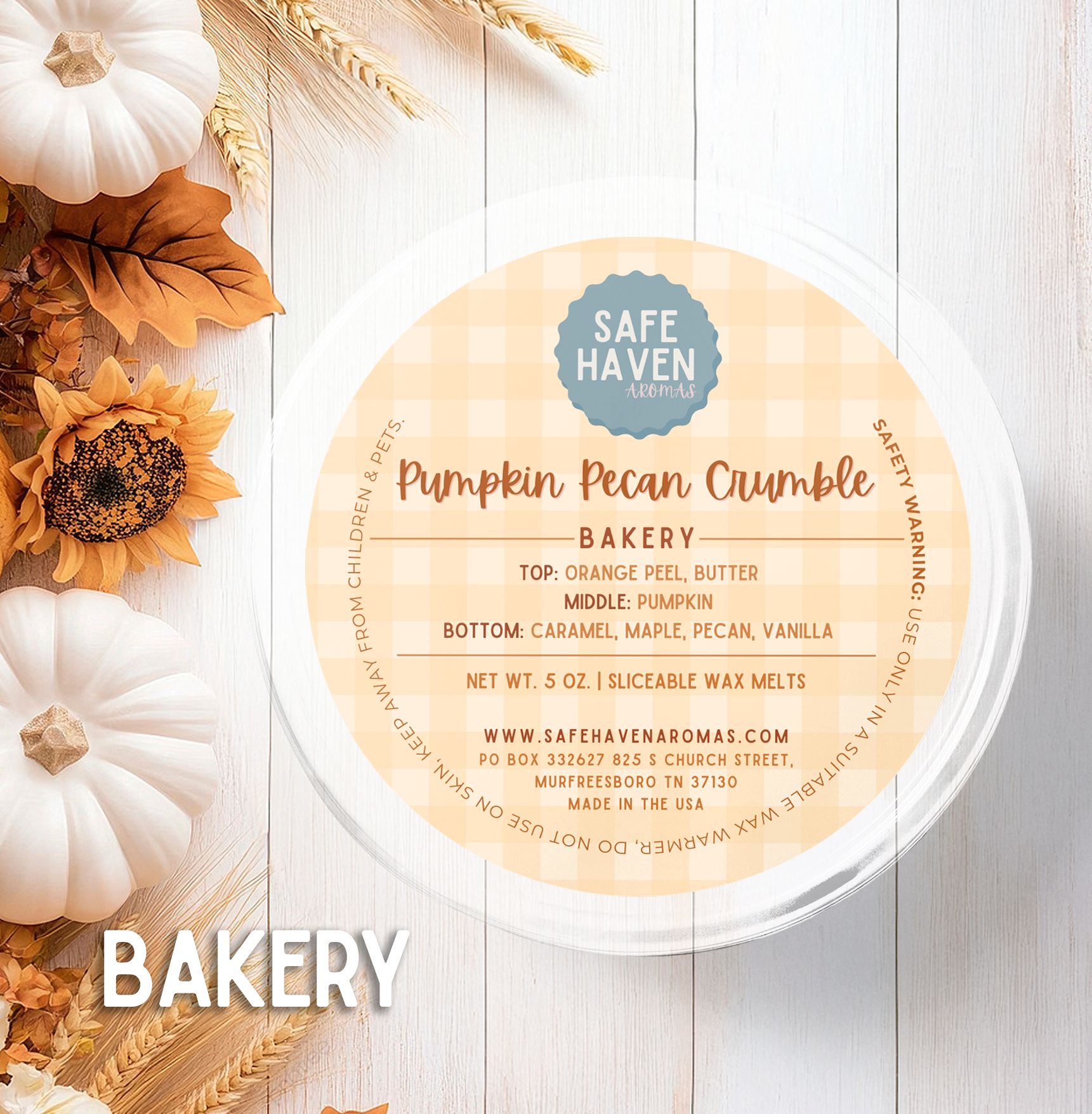 Pumpkin Pecan Crumble