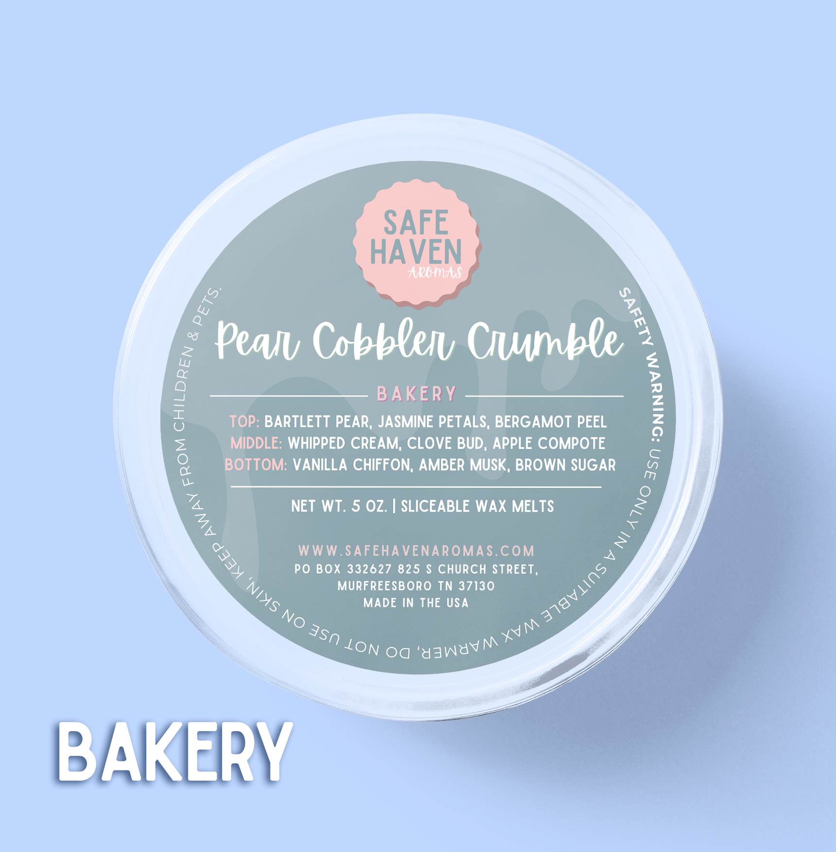 Pear Cobbler Crumble