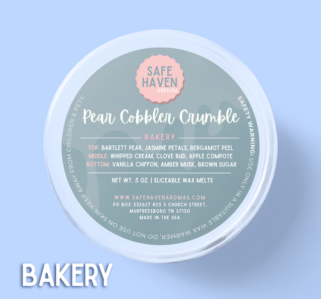 Pear Cobbler Crumble